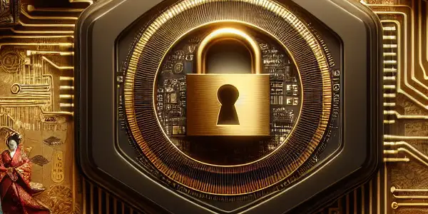 A luxurious digital interface showcasing high-definition Japanese adult film content, emphasizing safety and privacy in an elegant setting.